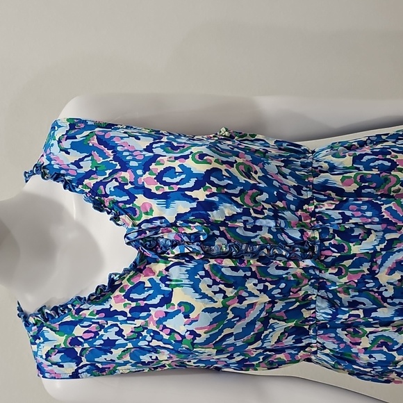 Cupshe Blue & White Floral Maxi Summer Dress Size XL - Picture 3 of 12